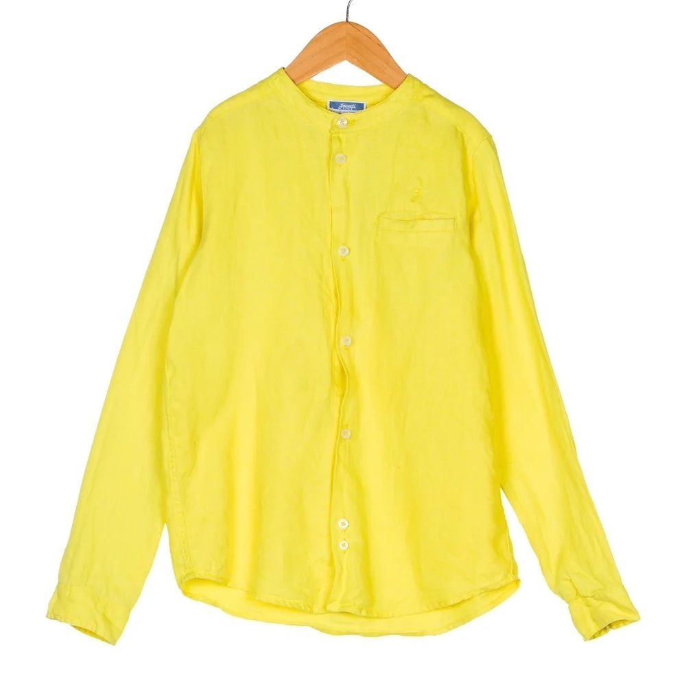 JACADI Boys' Linen Shirt Size: 10